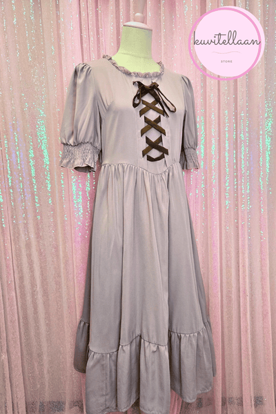 M petit by Misako tumman violetti maxi mekko (k&auml;ytetty)