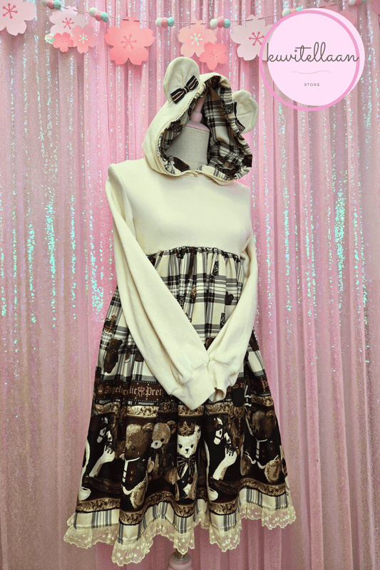 Angelic Pretty British Bear cutsew OP (k&auml;ytetty)