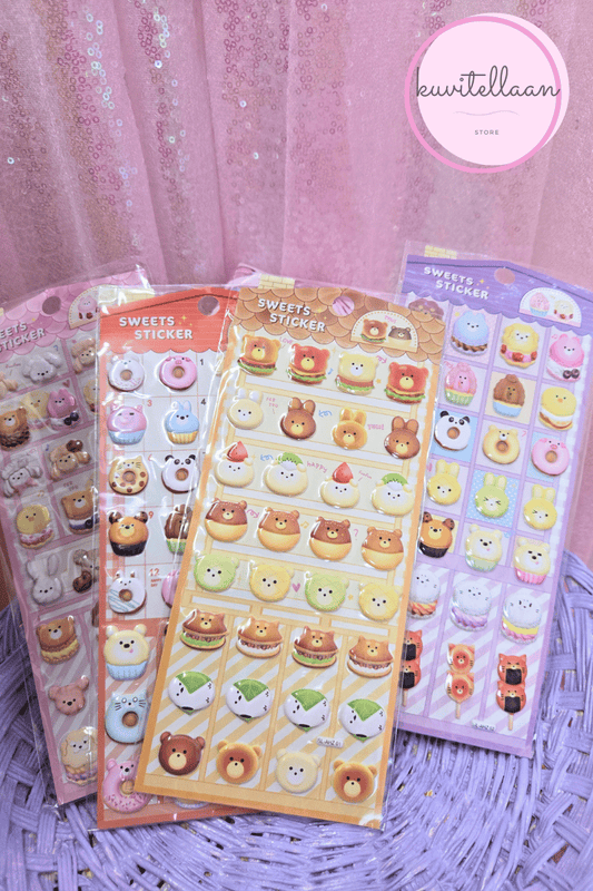 Herkku 3D tarrat ~ nelj&auml; vaihtoehtoa!