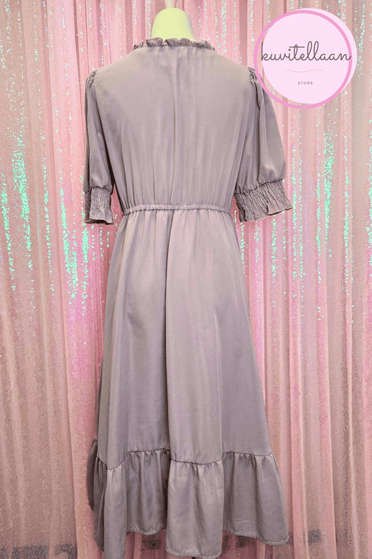 M petit by Misako tumman violetti maxi mekko (k&auml;ytetty)